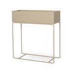 ferm LIVING Plantenbak, beige, 60 x 25 x 65 cm, staal