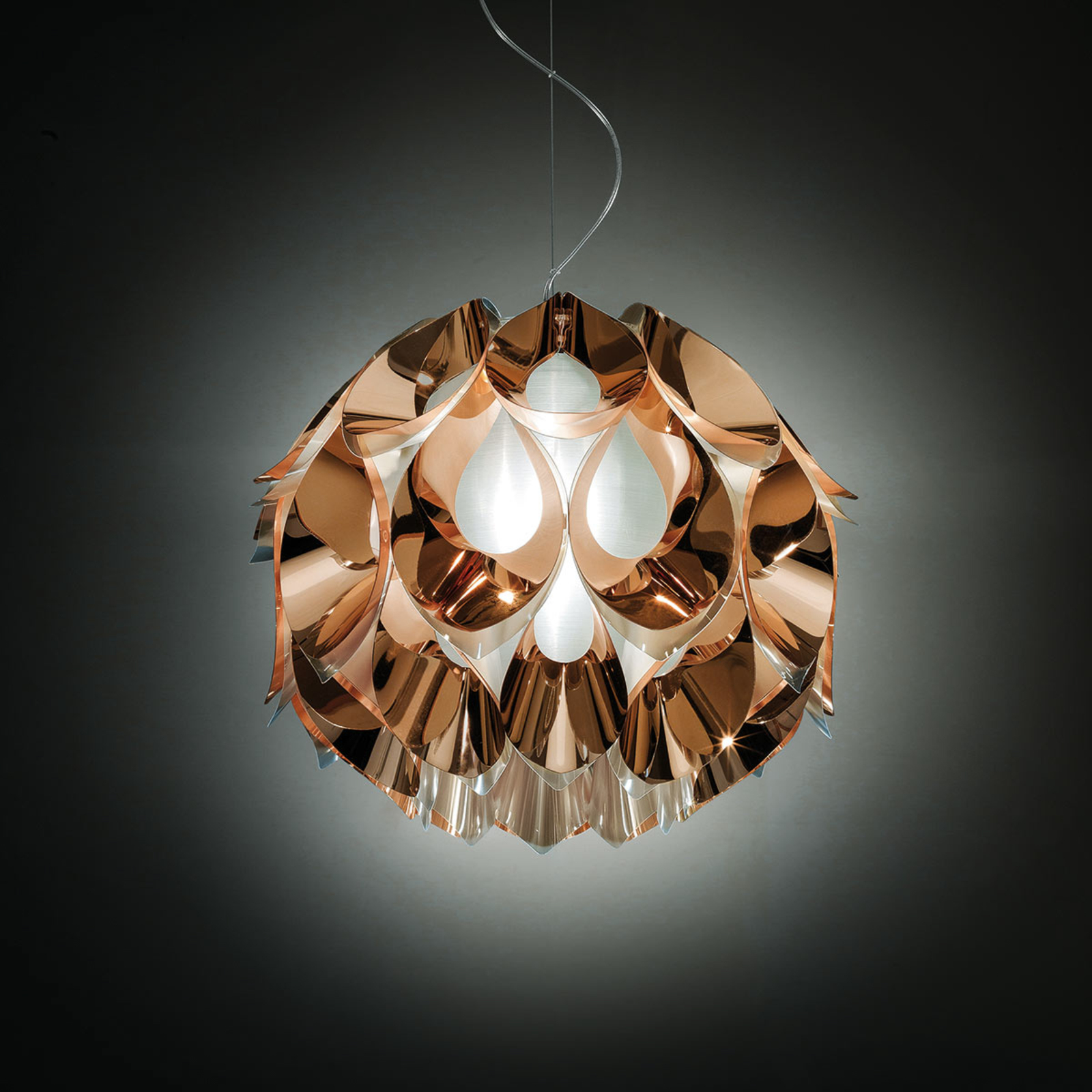 Slamp Flora – dizajnérska lampa, medená, 50 cm