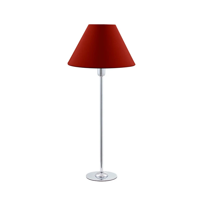 Globen Lighting – Iris 45 Tischleuchte Chrome/Burgundy