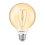 OSRAM LED Vintage G95 E27 4,9W 922 Heart Filament gold dim