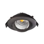 Dione LED recessed downlight 4,000 K black