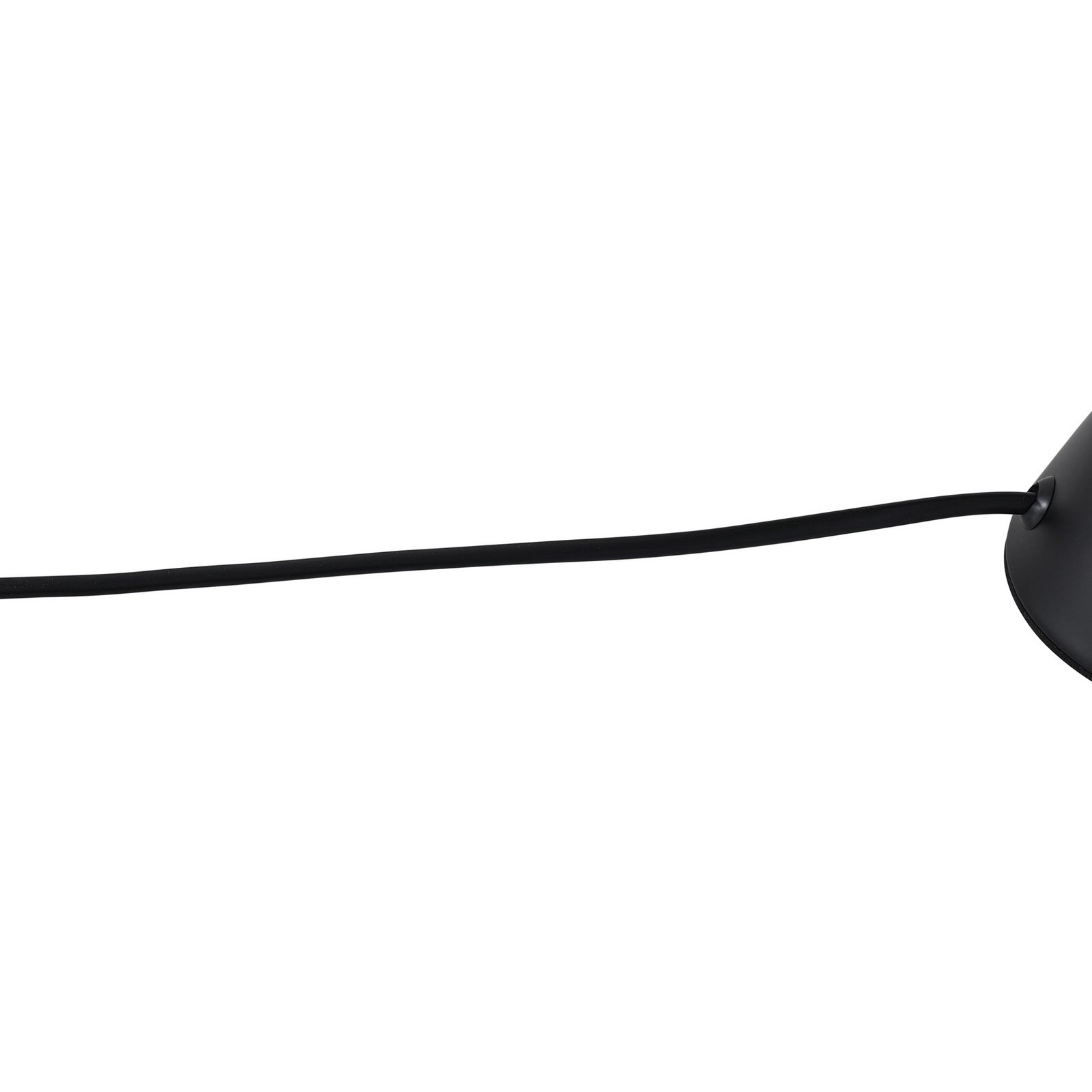 Lindby laualamp Norvik, kõrgus 35 cm, must/hall, metall