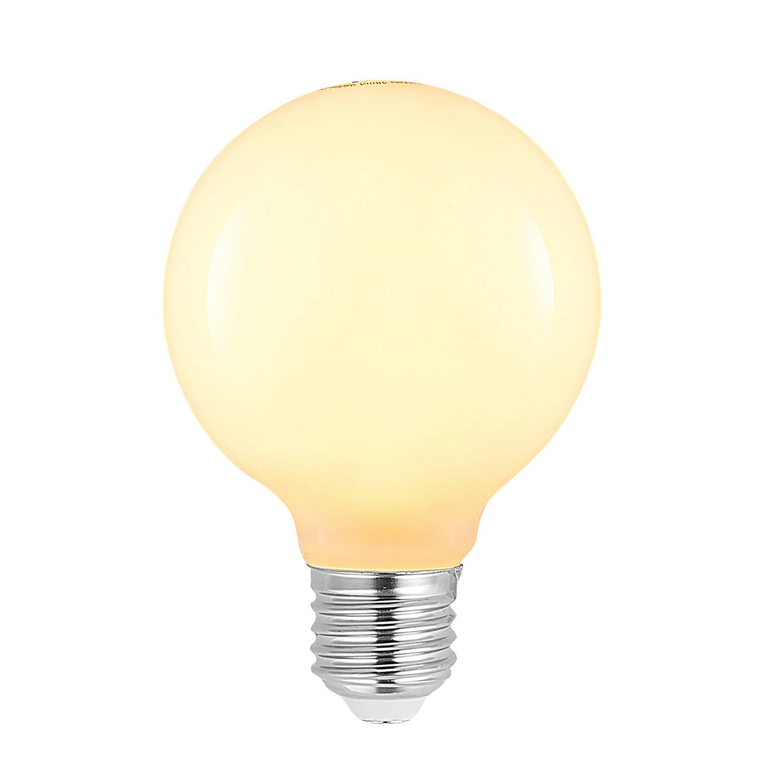 Ampoule LED E27 8 W G80 2 700 K dimmable opale