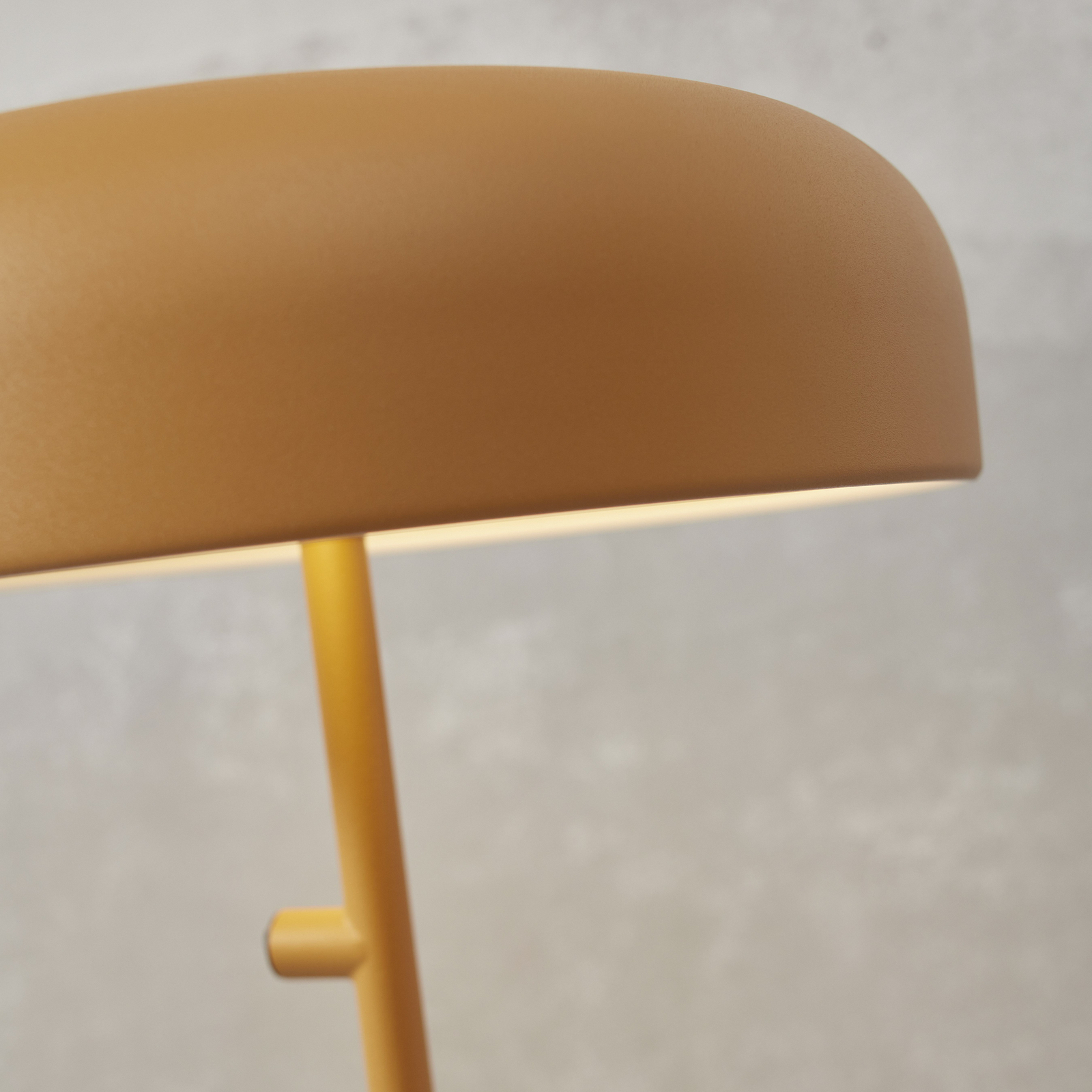 It's about RoMi Porto table lamp, 45 cm, mustard yellow, metal