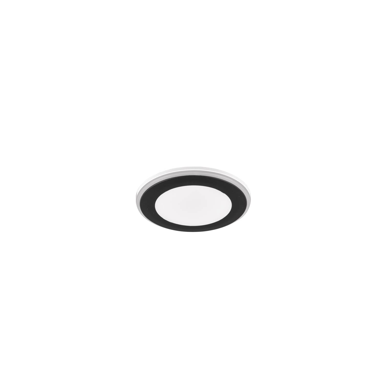  Trio Lighting Led-einbaudownlight Argus Rgbw Remote ø8cm Schwarz 