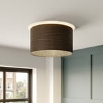 Envostar Veneer ceiling lamp smoked oak veneer