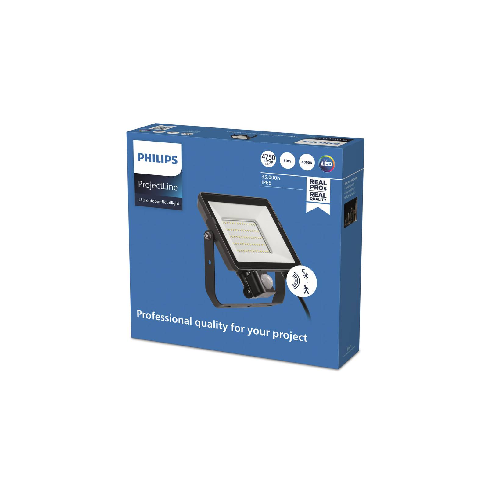 Philips ProjectLine strålkastare för utomhusbruk Sensor 4000K 50W