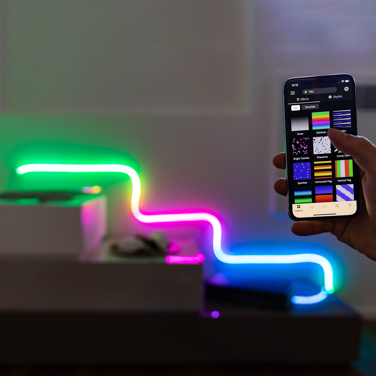 Twinkly Light flex LED světelná hadice RGB 2m WIFI