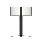OKOLO asztali lámpa, fekete, 50 cm, fém/textil, E27-LED – GRUPA