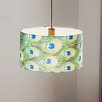 Lampa wisząca Pfau Ø 45 cm, zielona