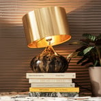 KARE Mamo Deluxe table lamp, gold, tiltable