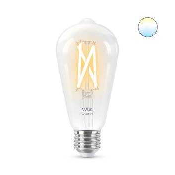 WiZ ST64 ampoule LED E27 7W Edison transp CCT