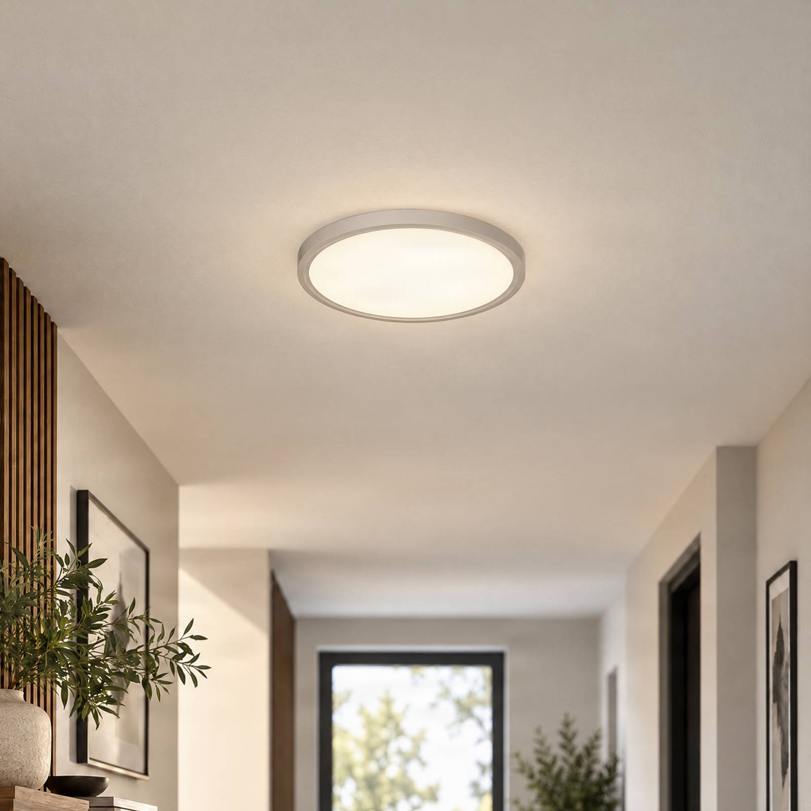 Lindby LED plafondlamp Pravin, Ø 40 cm, CCT, wit