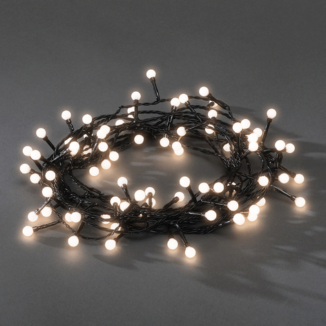 LED-mini-lyslenke utendørs 80 lk. varmhvit