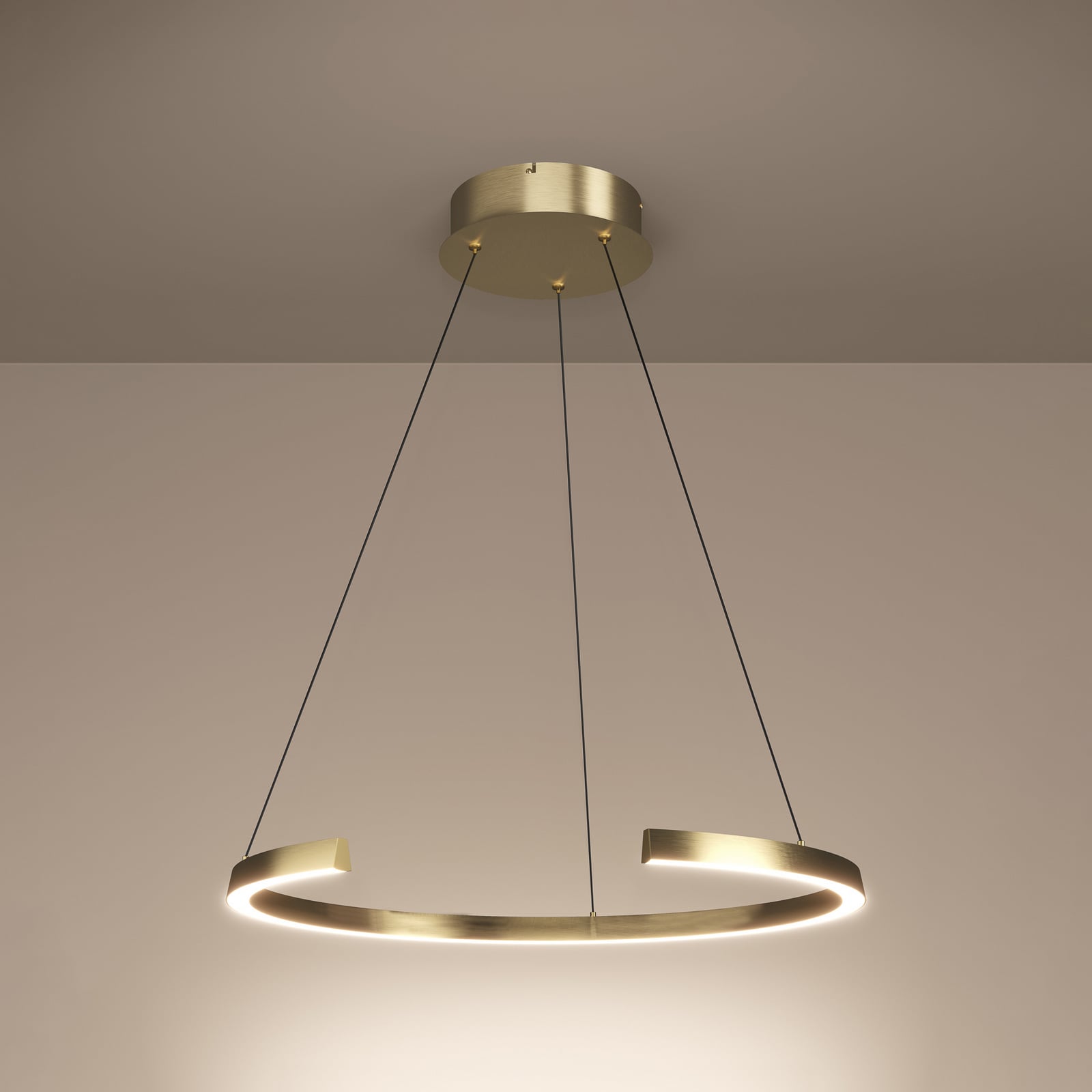 Závěsné světlo Stars of Light Labonete, zlatá, 80 cm, 1 žárovka, CCT