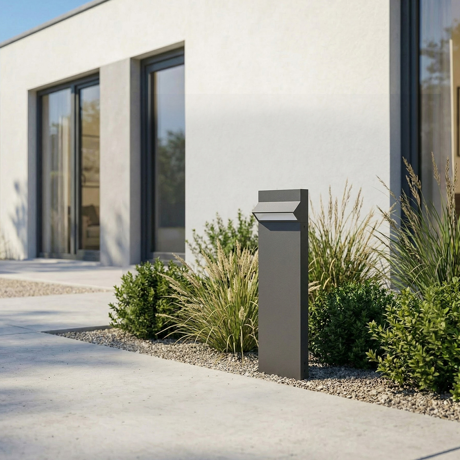 Arcchio LED tuinpadverlichting Tovio, hoogte 50 cm, antraciet Arcchio LED tuinpadverlichting Tovio, hoogte 50 cm, antraciet