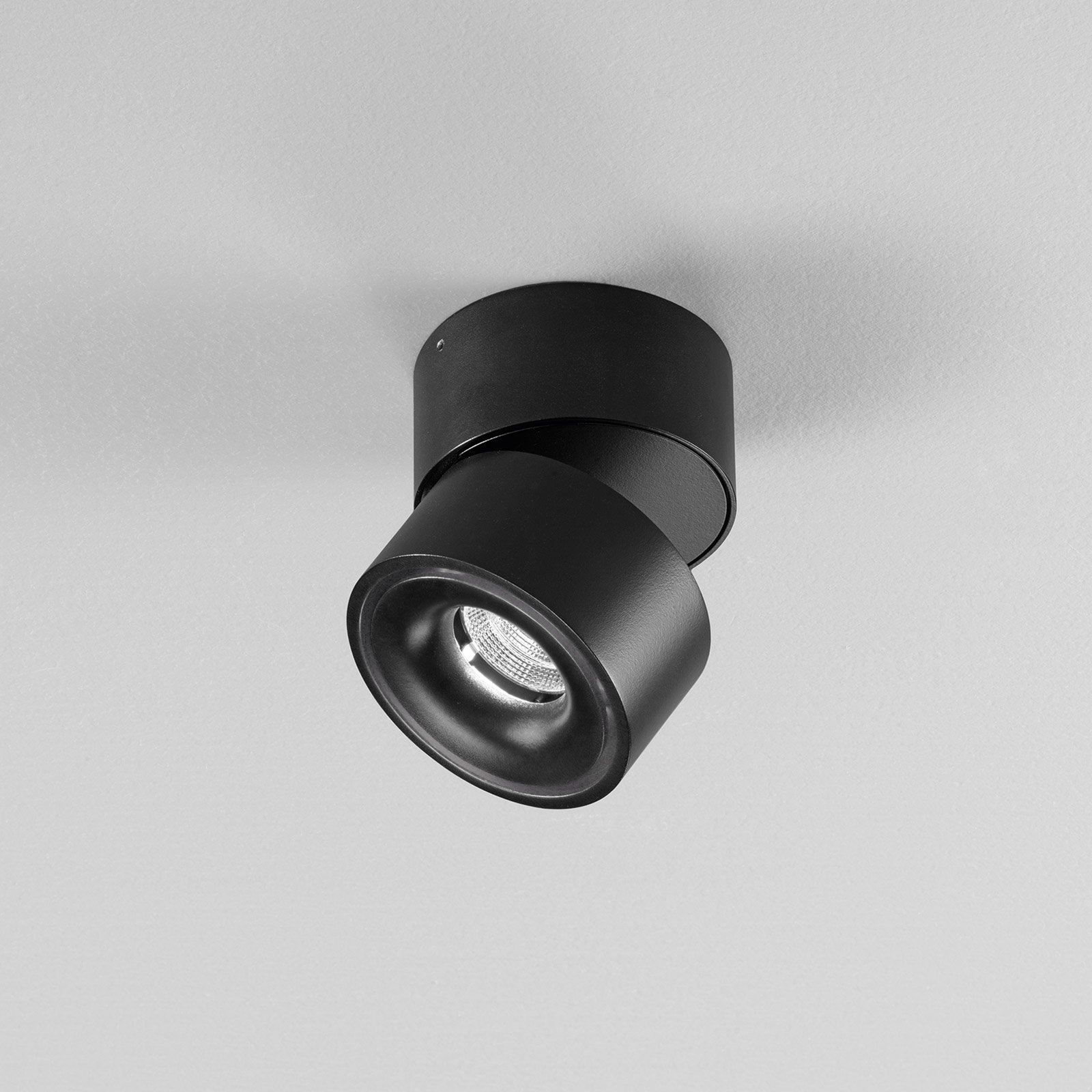 Egger Clippo LED-takspotlight dim-to warm svart