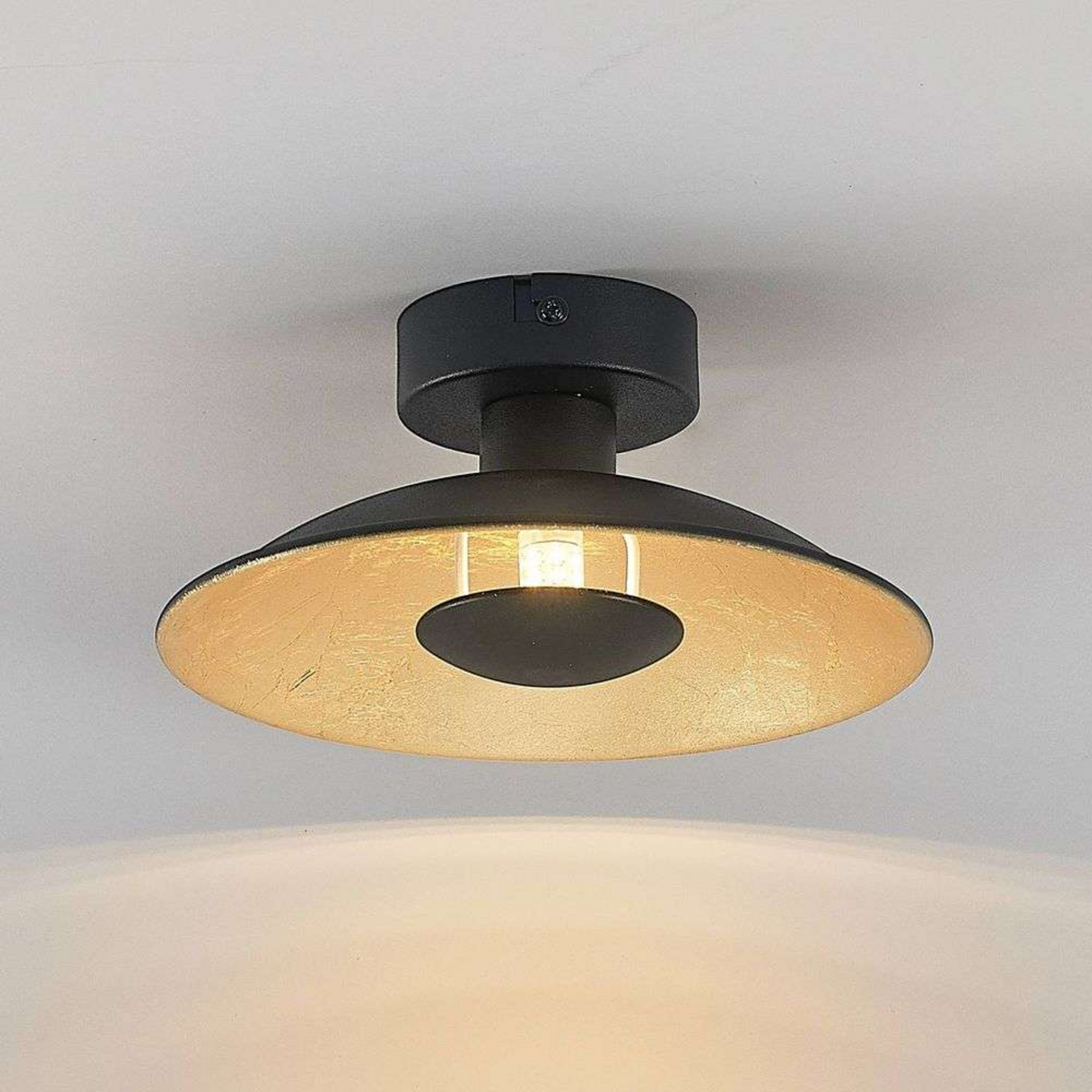 Narisara Stropní Lampa Ø20 Black/Gold - Lindby