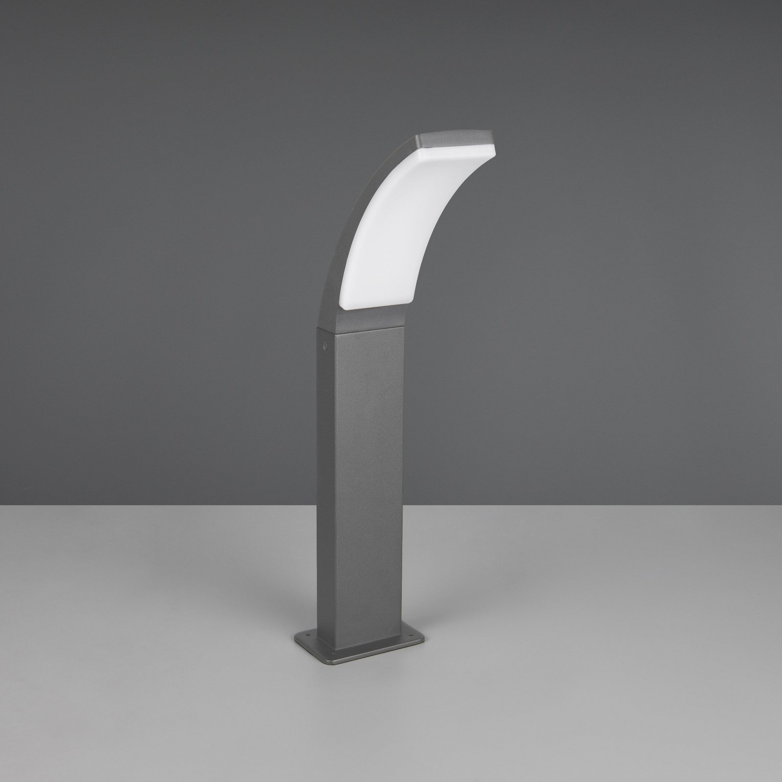 Candeeiro de caminho LED Beja, antracite, alumínio, altura 60 cm
