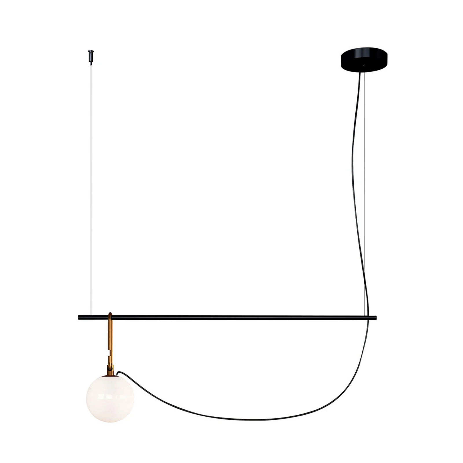 Artemide nh S2 14 Hängelampe 90,5 cm Kugel Ø 14cm