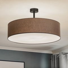 Loftlampe Rondo med afstand, grå Ø 60 cm