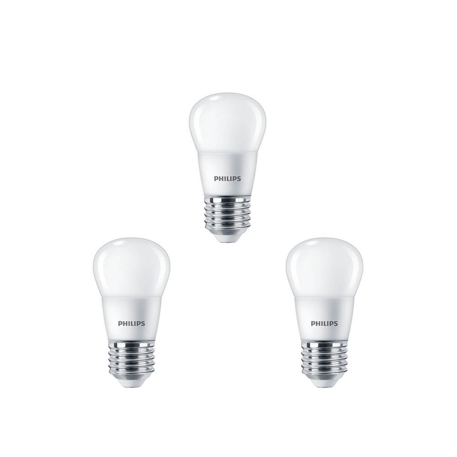 3-pack Bec LED 5W Plastic Coroană (470lm) E27 - Philips