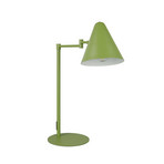 Lampada da tavolo Cosima, verde, altezza 50 cm, metallo
