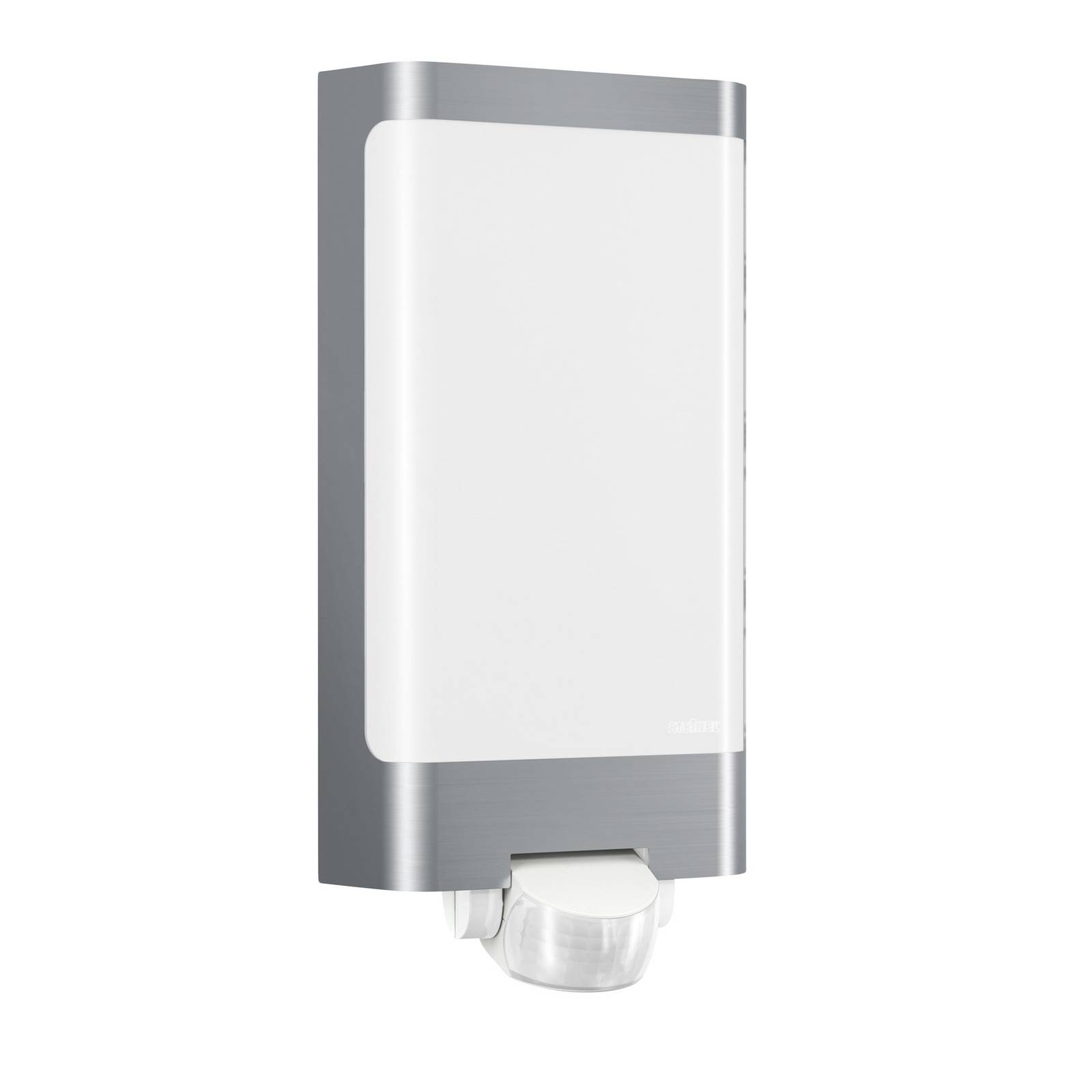 Steinel STEINEL L 240 S LED wall light sensor, steel, stainless steel, plastic, 9.3 W, W: 16.5 cm, H: 30.5 cm