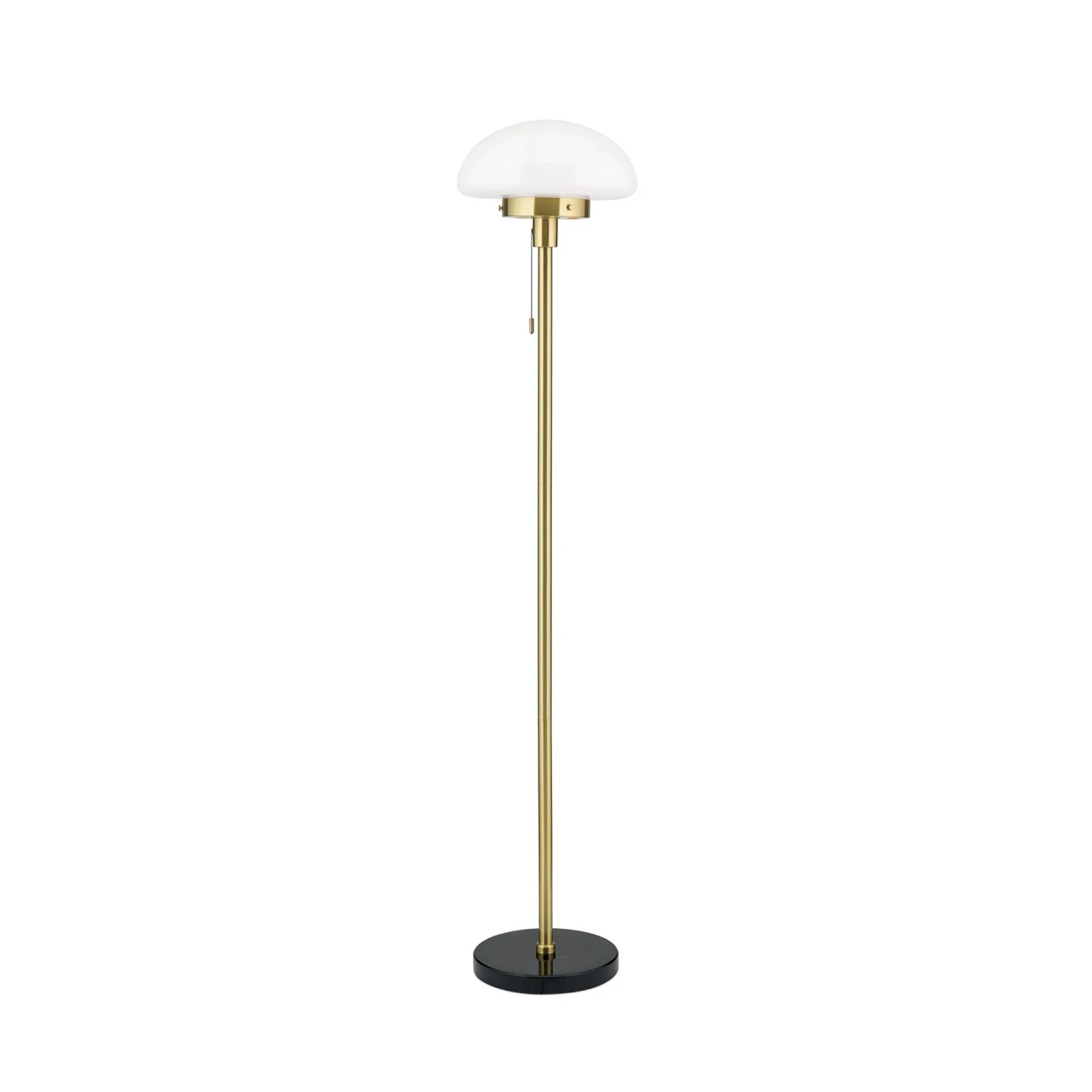 Sparta podna lampa, crna/mesing, staklo, mramor, 148 cm