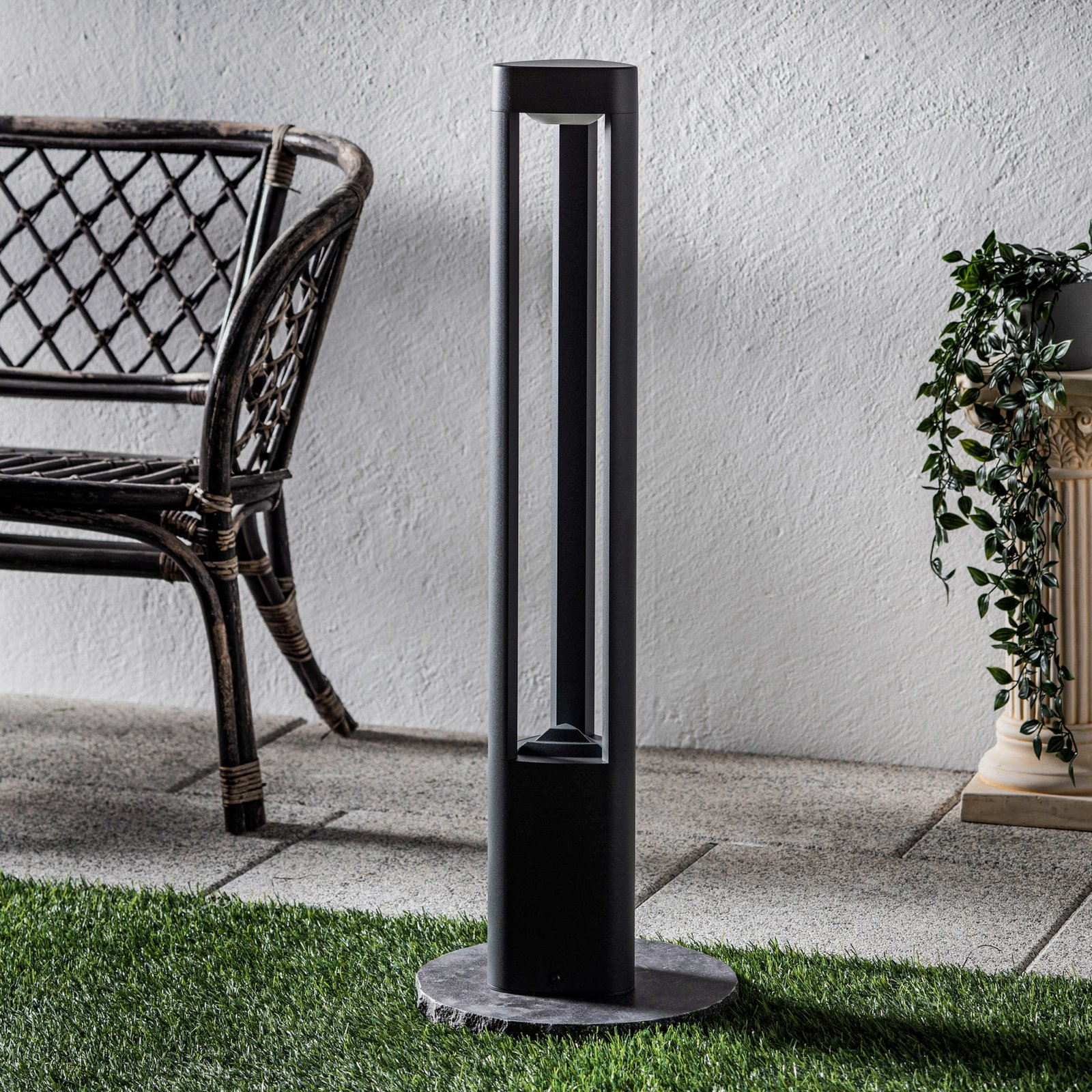 Nanna Außen Gartenleuchte H80 Anthracite - Lucande