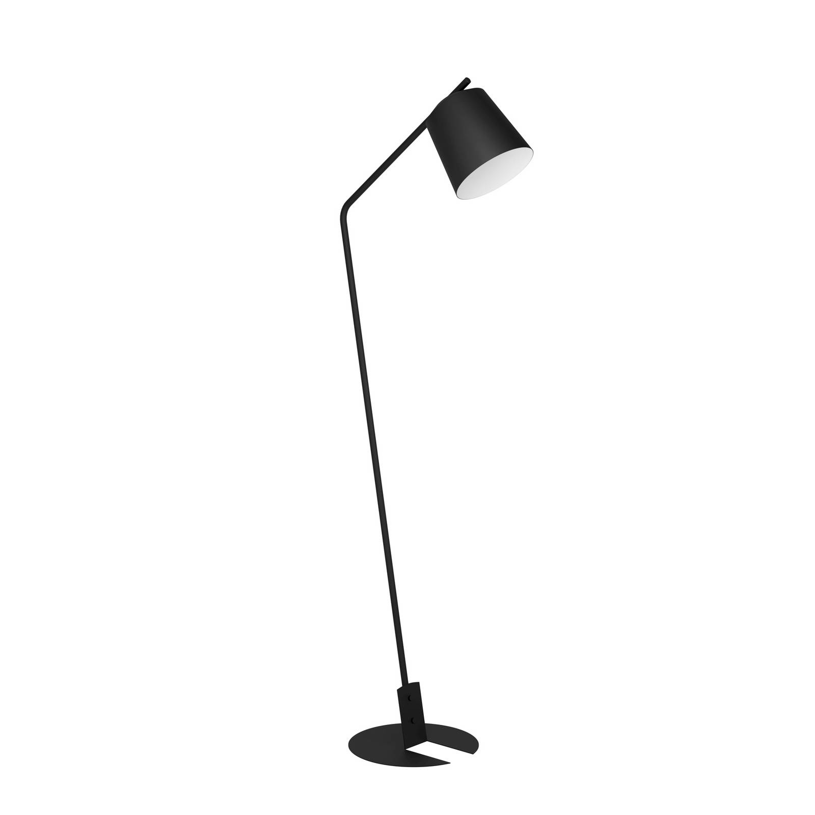 Stehlampe ONEDA Leuchten Gr Höhe 16050 cm 1 St schwarz (schwarz weiß) Eglo Leuchten Stehleuchte in und weiß aus Stahl - exkl E27 1X40W