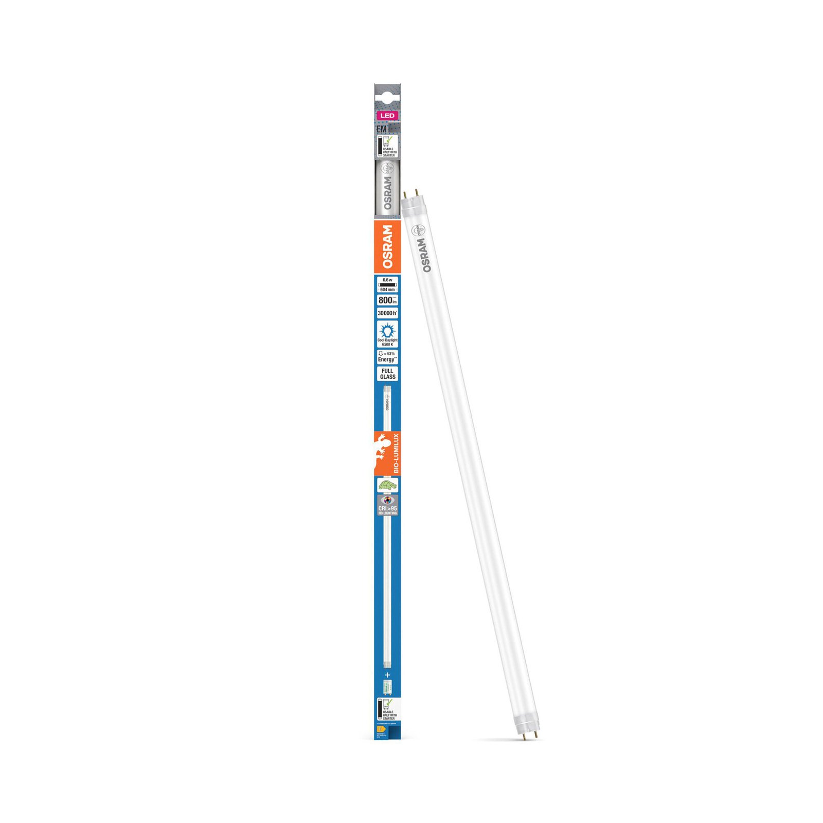 OSRAM LED izzó T8 6.6W cső Bio-Lumilux 965 60cm 60cm