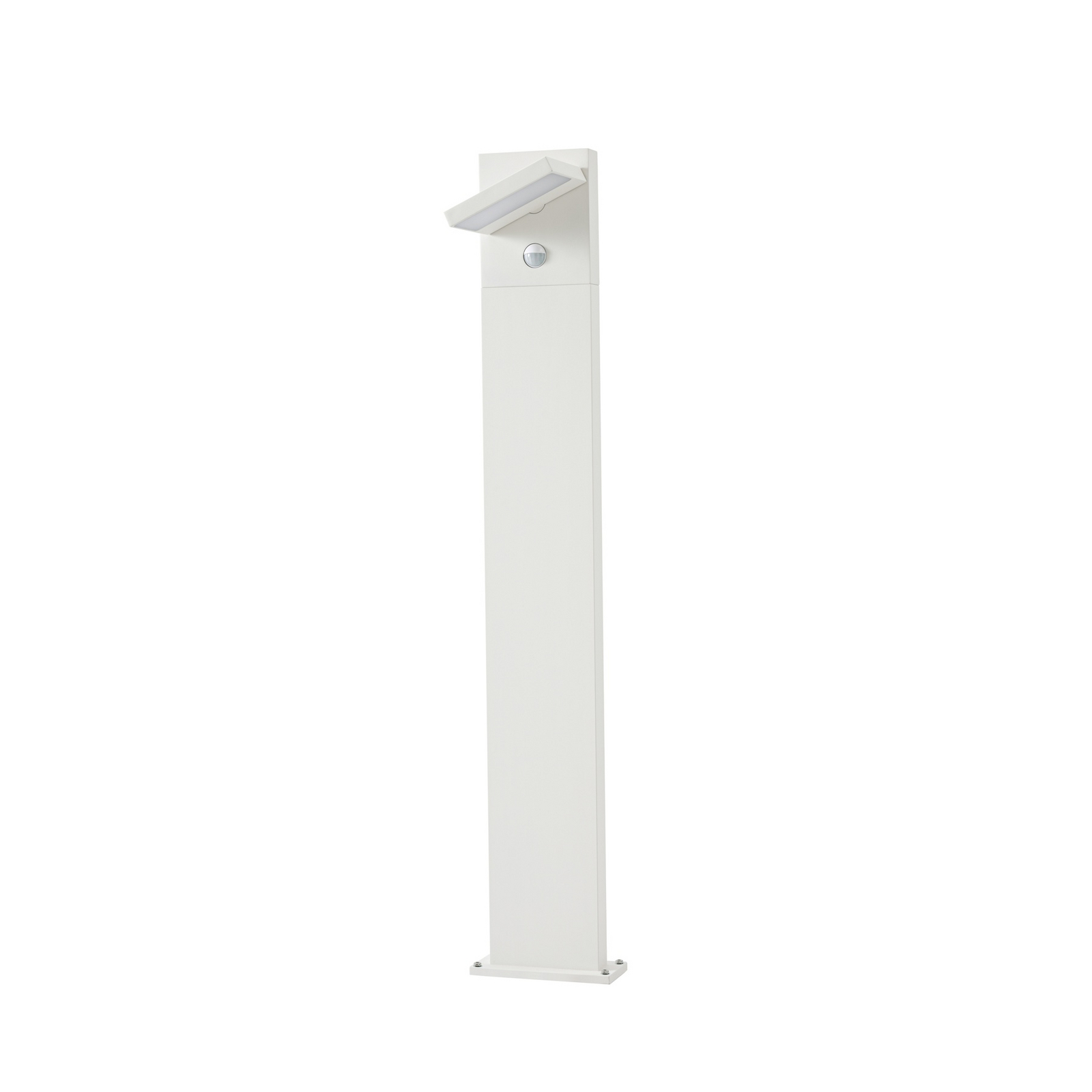 Lucande LED-Wegeleuchte Silvan, weiß, 100 cm, Sensor, IP54