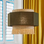 MARKET SET Marrakech pendant light, 60x46cm, khaki