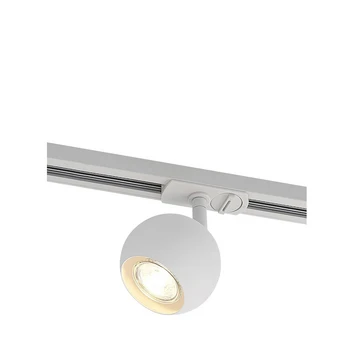 Linaro Round Schienenspot GU10 Weiß - Lindby