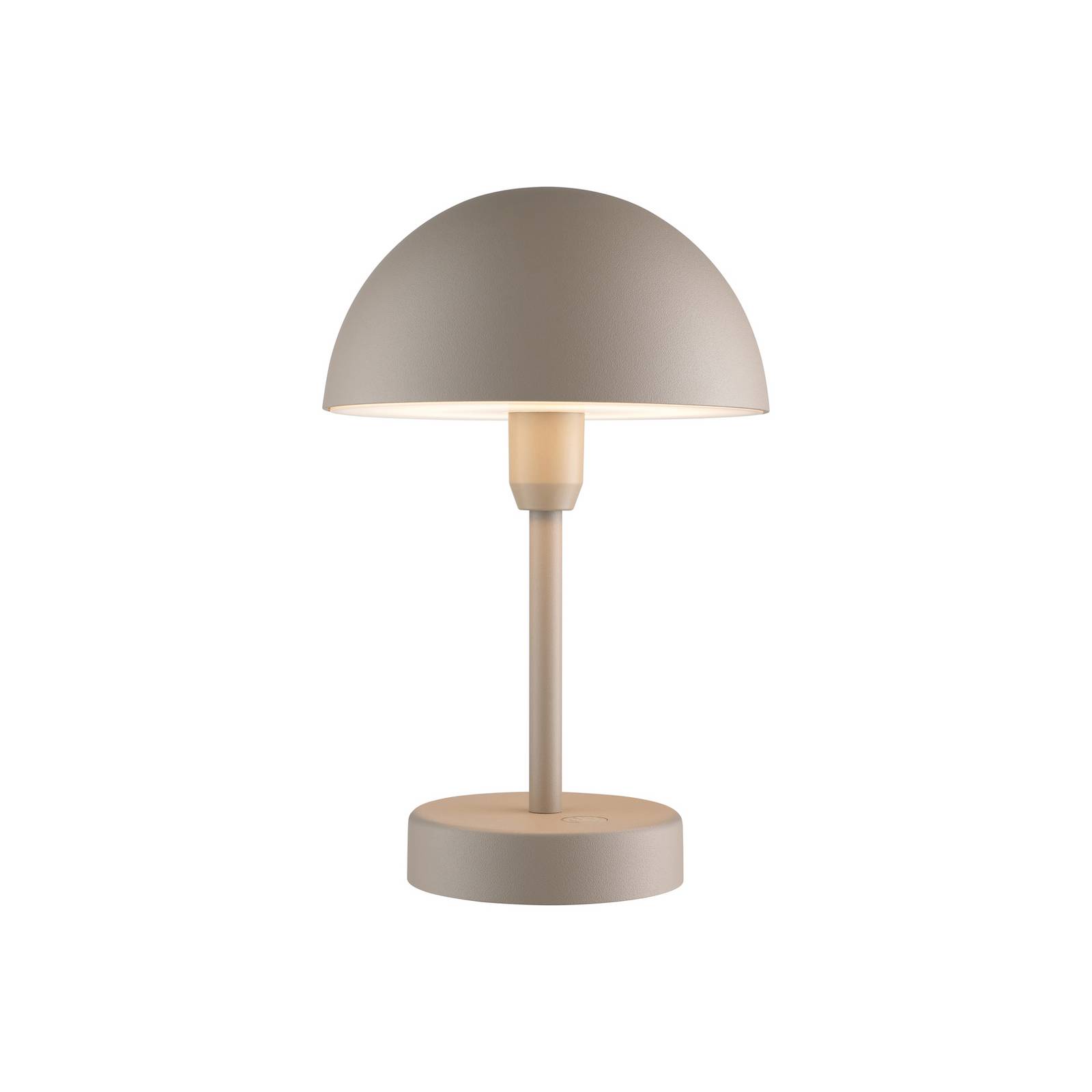 LED-Akku-Tischleuchte Ellen To-Go, beige, Aluminium