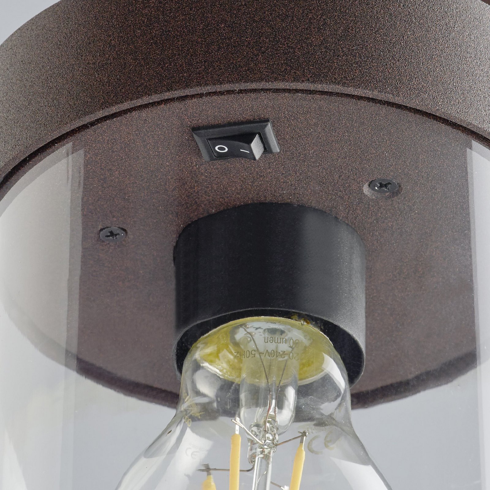 Осветление за пътеки SAMBESI, ръждиво, височина 100 cm, метал, IP44 Осветление за пътеки SAMBESI, ръждиво, височина 100 cm, метал, IP44