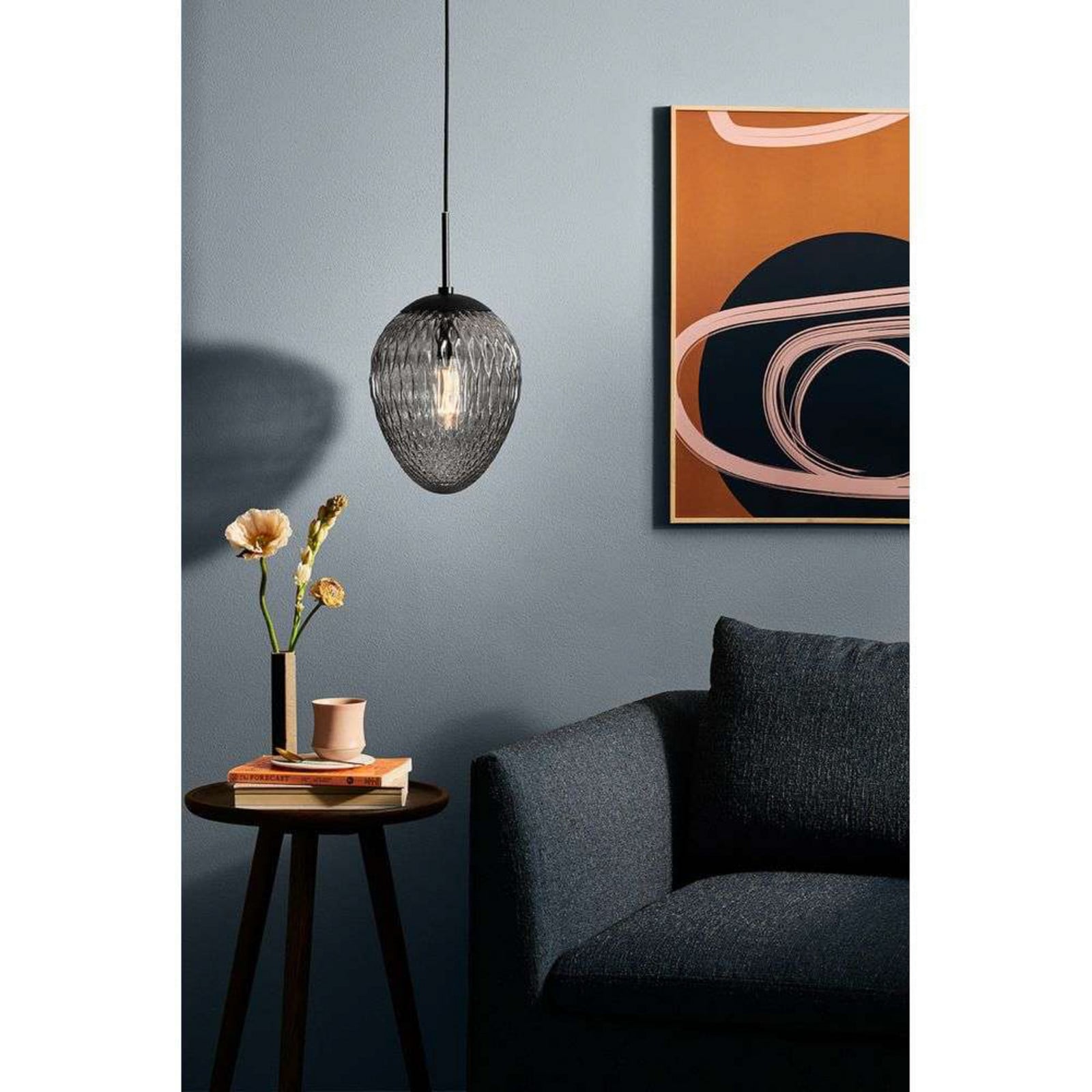 Woods Taklampa &Oslash;20 Smoke Halo Design - Vardagsrum - Glas