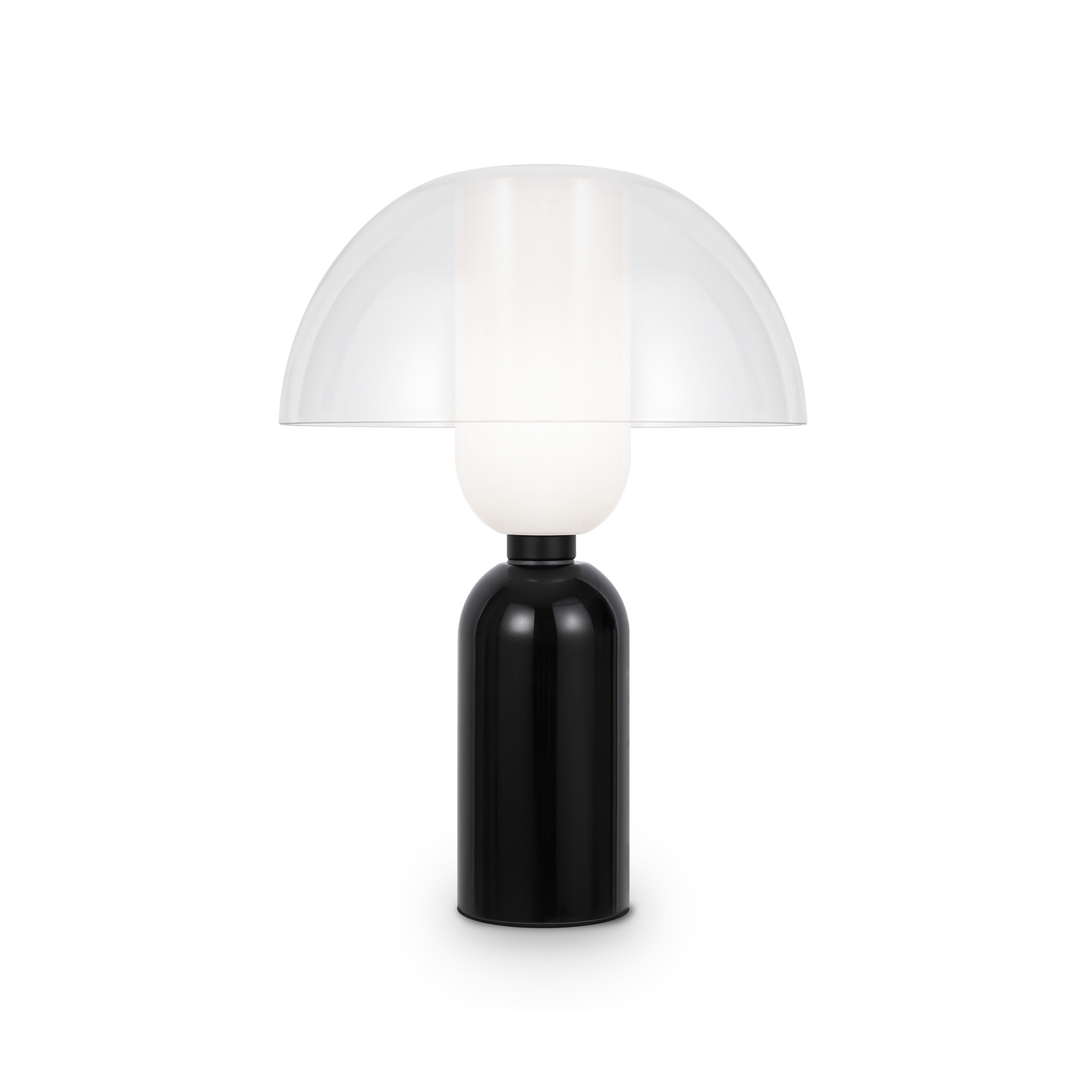 Maytoni lampe à poser Memory, noir, hauteur 42 cm, céramique