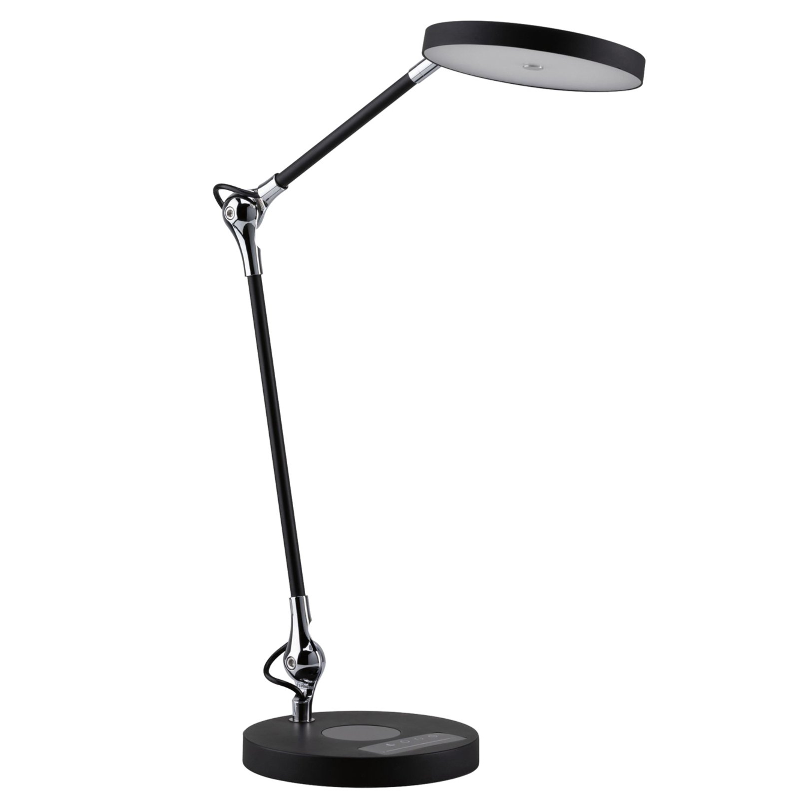Numis Qi Bordslampa w/Qi Wireless Charging Svart - Paulmann