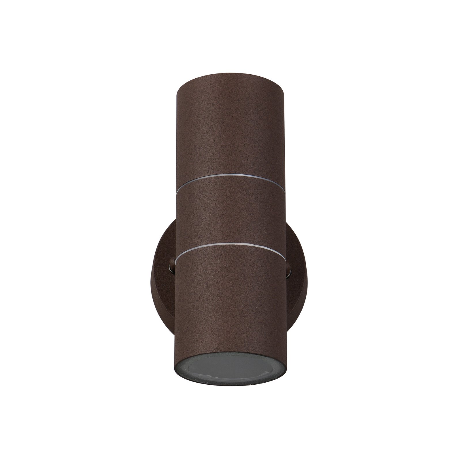 Zunanja stenska svetilka Turia, barva rje, višina 16 cm, kovina