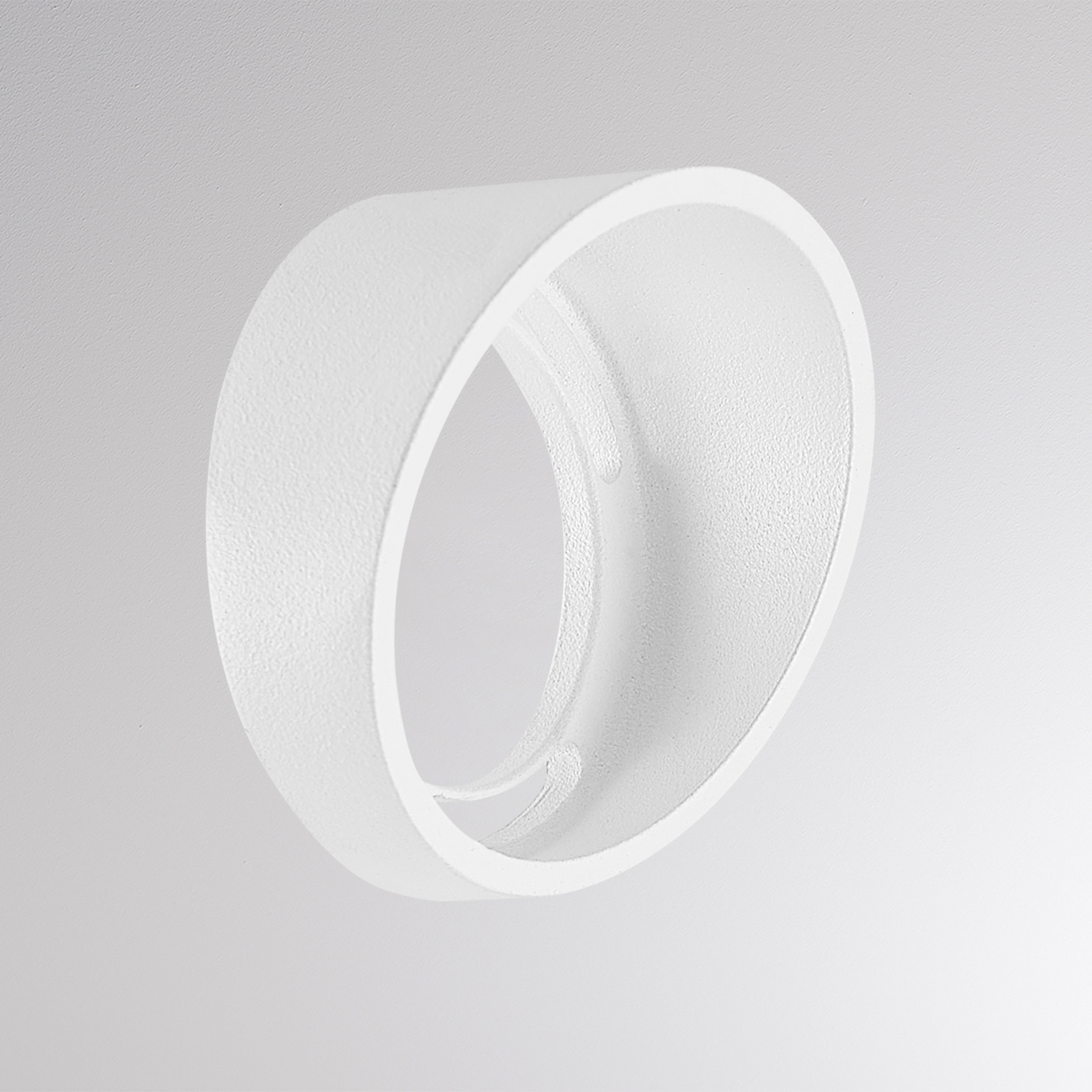 Bague anti-éblouissement CHOPA II, blanche, Ø 4,6 cm, métal