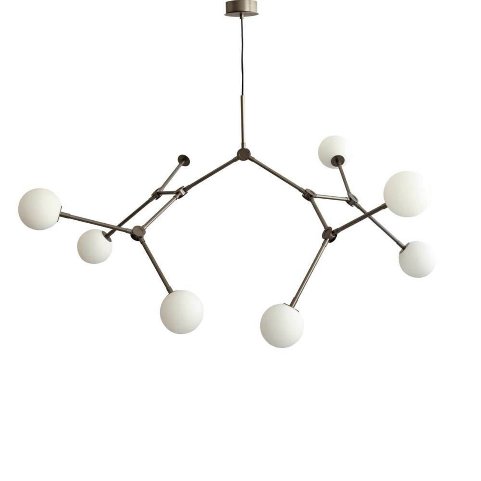 Drop Bulp Lysekrone Grande Grey 101 COPENHAGEN - Spisestue - Metal