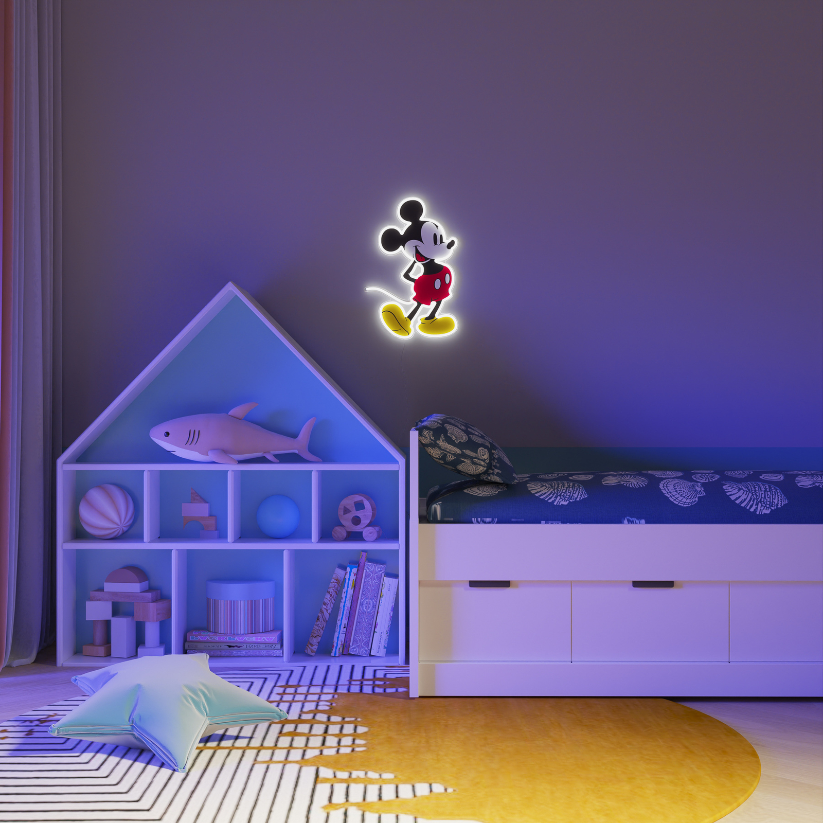 YellowPop Disney Mickey Full Body stenska svetilka