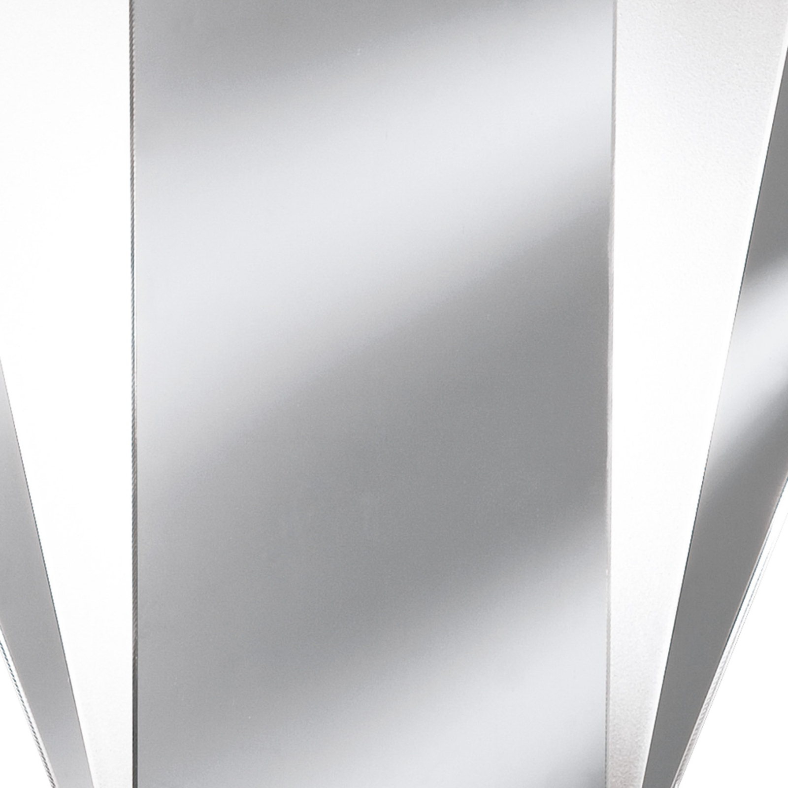 Modern LEWIS mirror-wall light, white