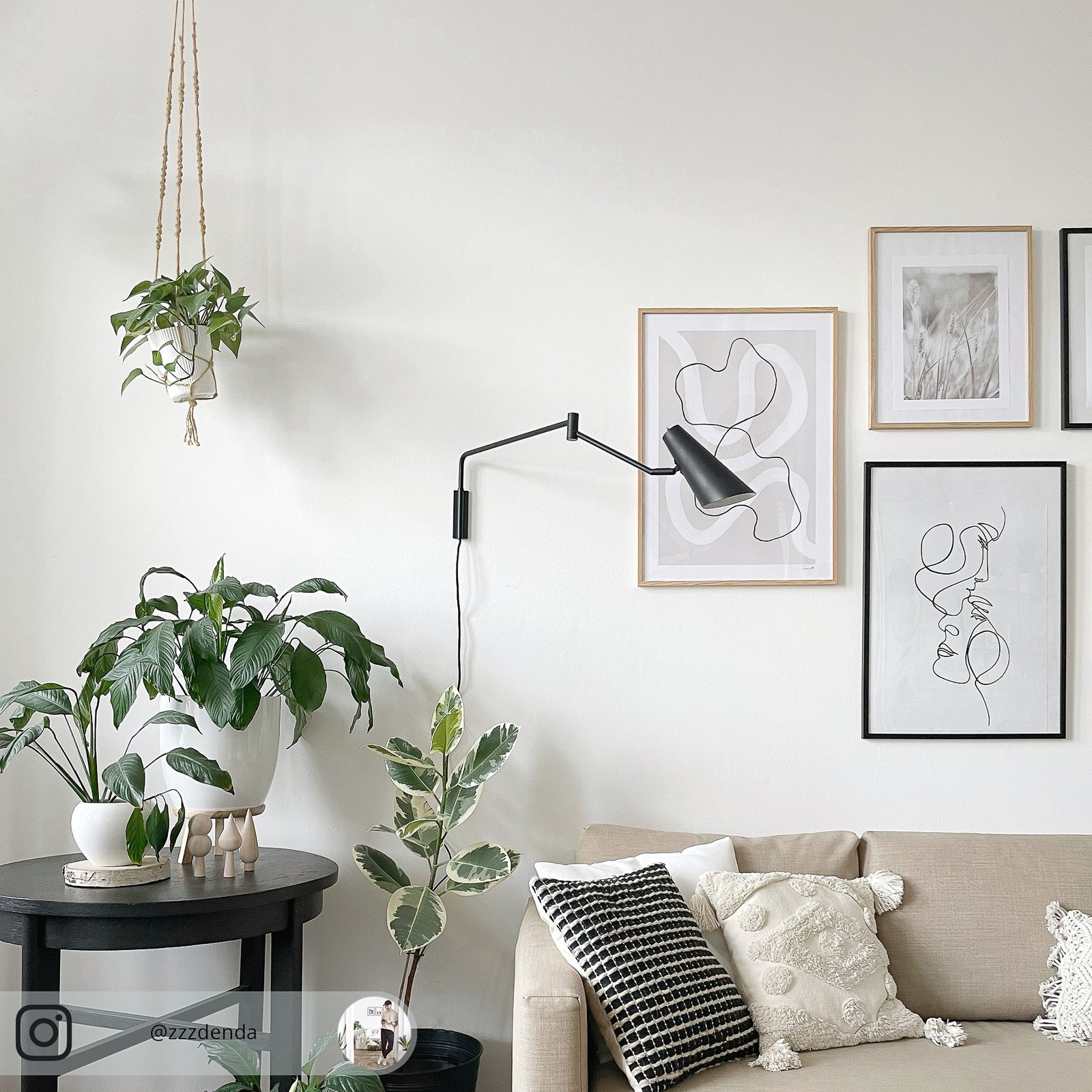 Noa Lampa Ścienna Long Matt Black - DybergLarsen