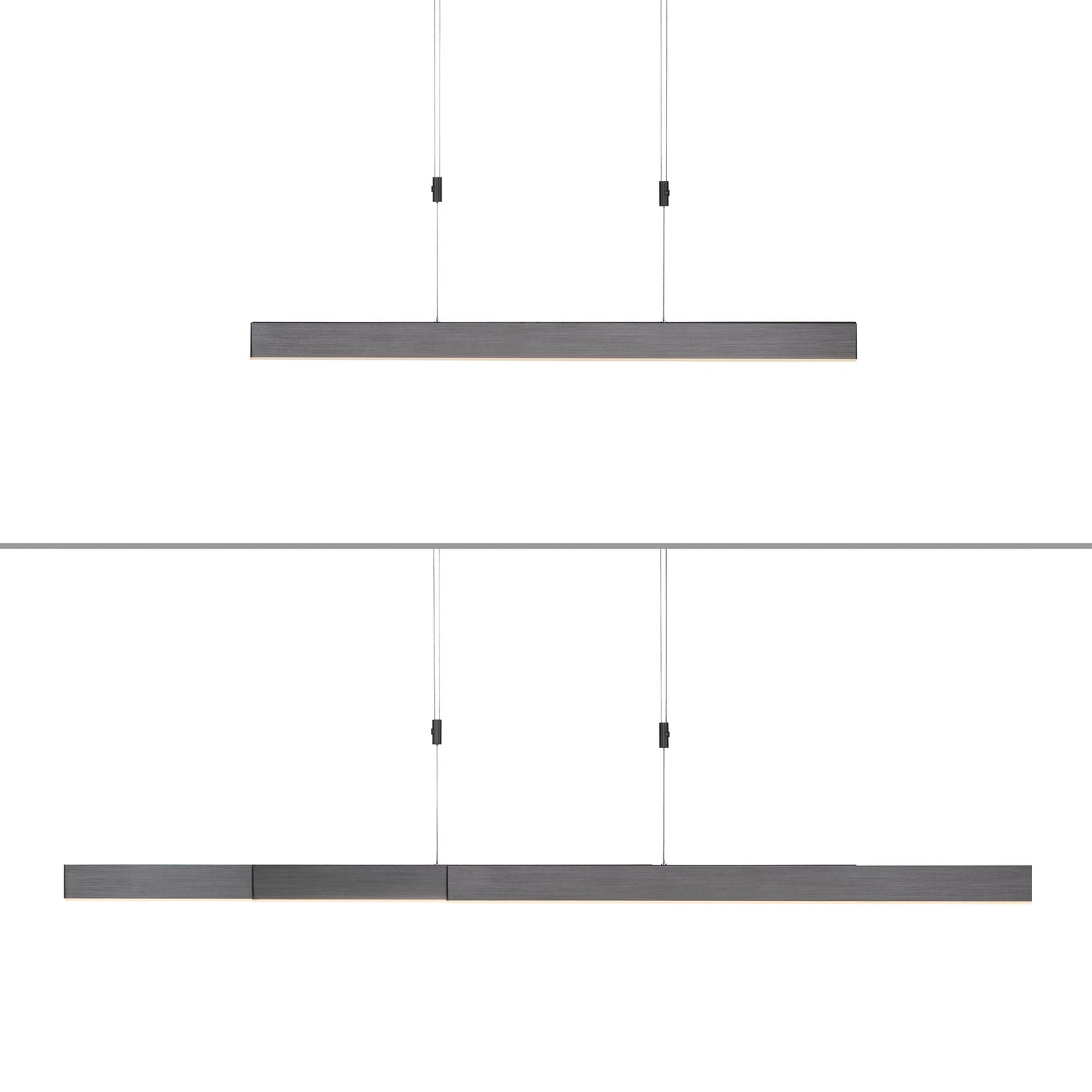 Moto LED-Hängeleuchte, platin, dimmbar, CCT - PURE Moto LED-Hängeleuchte, platin, dimmbar, CCT - PURE