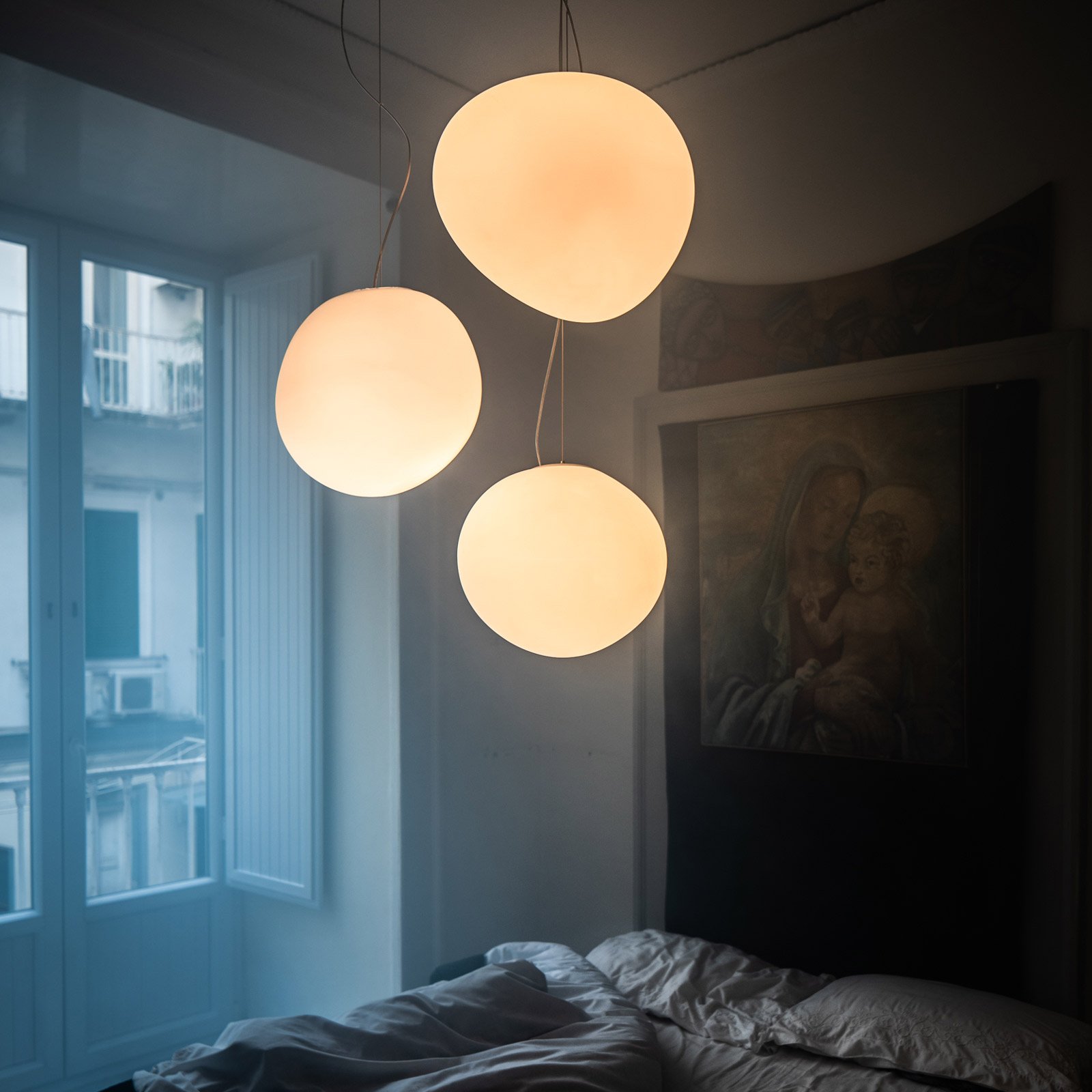 Gregg grande LED-Hängeleuchte, dimmbar - Foscarini