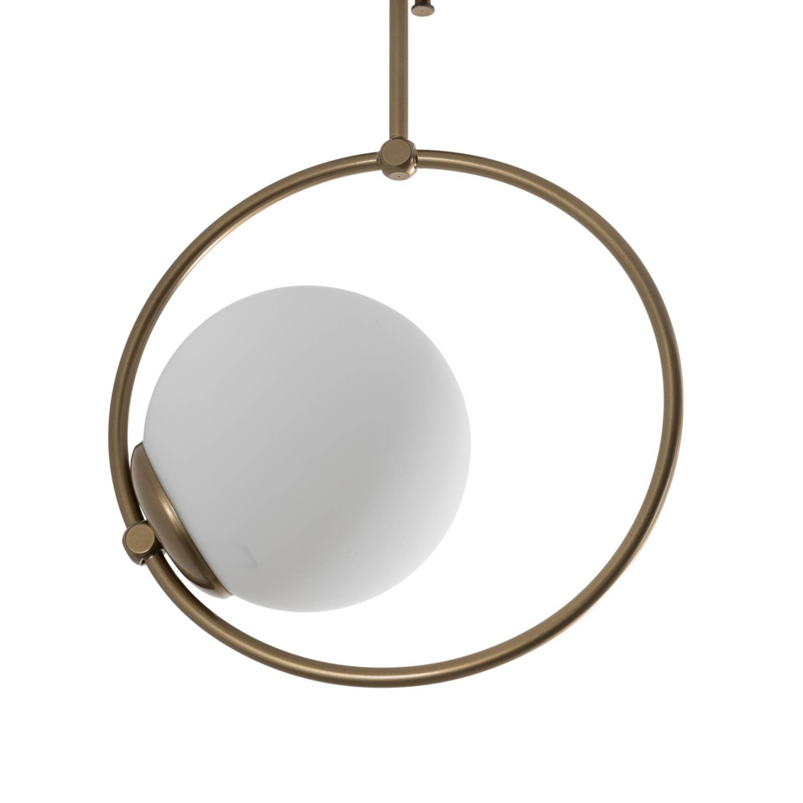 Lampa sufitowa Dolunay, Ø 26 cm, złota, szkło, E27