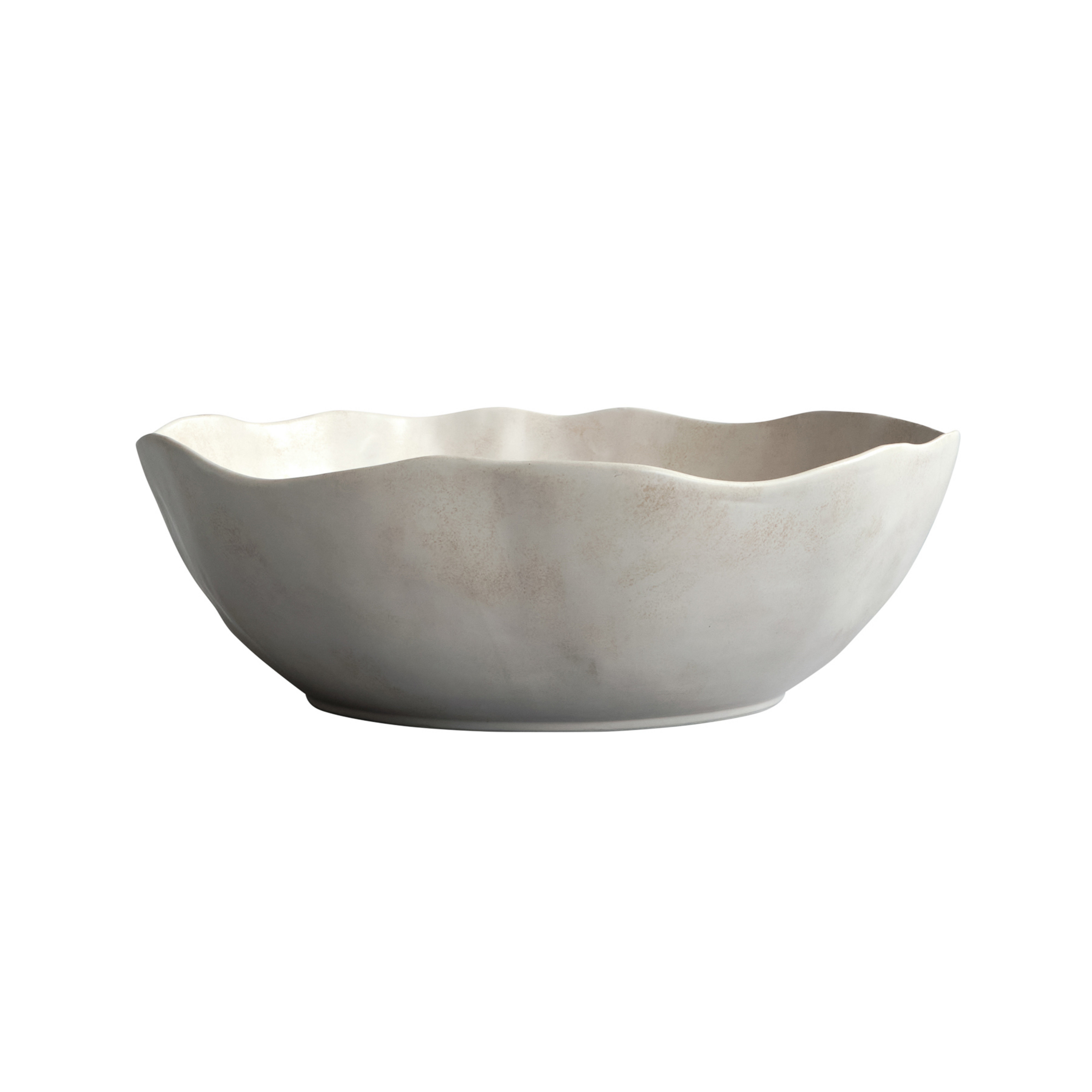 Native Schale, Höhe 16 cm, Stein, weiß - 101 Copenhagen